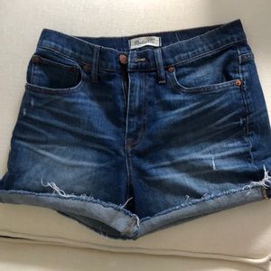 Madewell size 27 high rise shorts